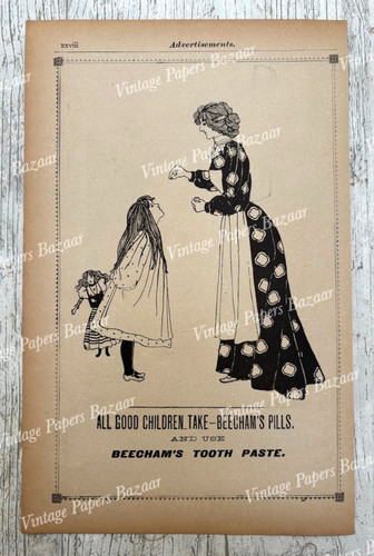 Beecham pills mother girl - beecham's,