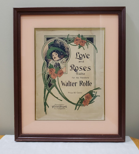 Antique art nouveau print - nouveau,