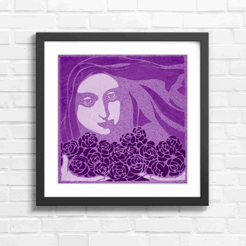 Vintage art nouveau - art,