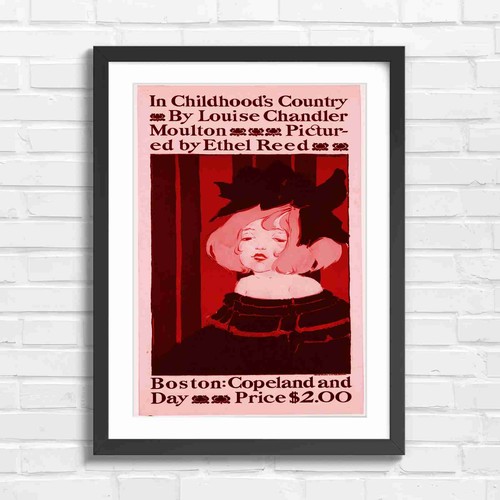 Art nouveau girl with blonde - nouveau,