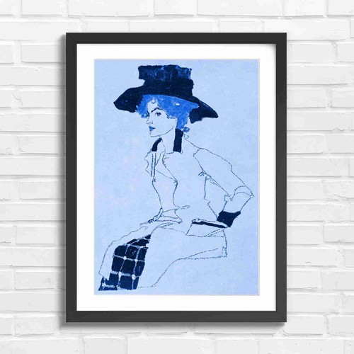 Art nouveau fashion girl - nouveau,