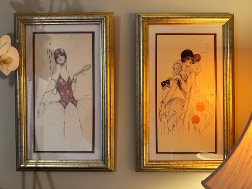 Framed art nouveau - framed,