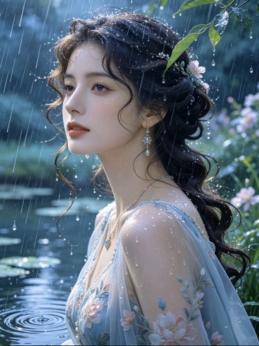 Art nouveau lady the - of,