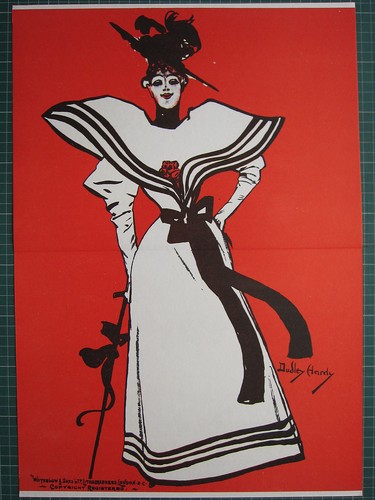 1987 art nouveau print - print, ~