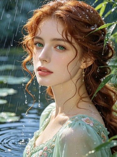 Art nouveau lady the - art,
