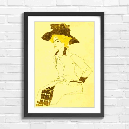 Art nouveau fashion girl - fashion,