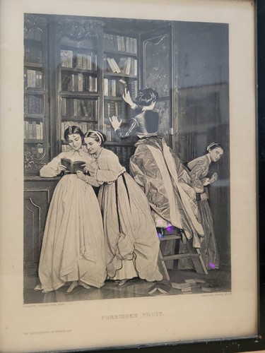 1881 photogravure print - , of