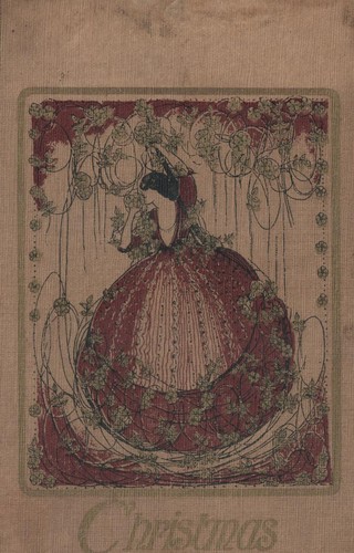 Art nouveau christmas - christmas, girl