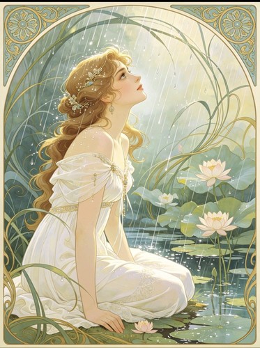 Art nouveau lady - of, the